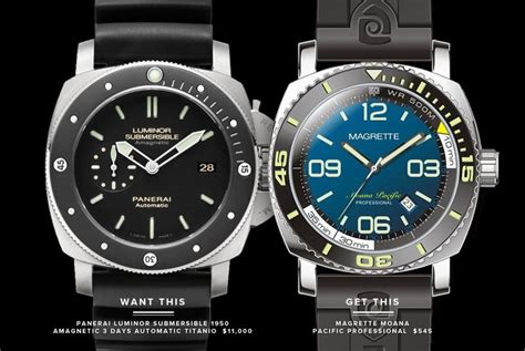 magrette vs panerai|are panerai watches worth it.